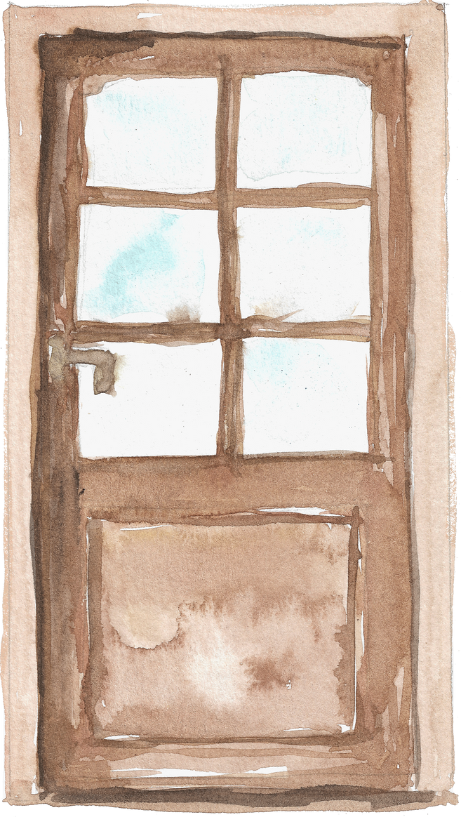 watercolor door aesthetic